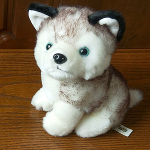 仿真可爱哈士奇毛绒公仔玩具男女朋友情侣礼物女生学生娃娃小狗