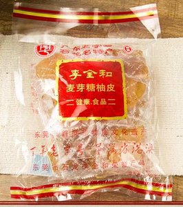 东莞石龙特产李全和麦芽糖柚皮柚子皮400g/袋 4袋起包邮