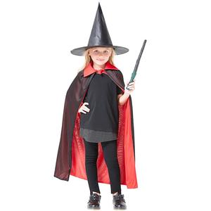 万圣节儿童服装男童cos服女童魔术师衣服披风斗篷帽巫师帽道具