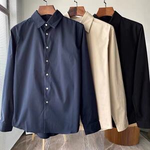 防水锦棉东丽面料 日系紫标系列户外商务休闲衬衫男士衬衣外套潮