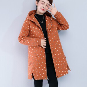 米兰登品牌专柜正品桑迪中年大码女装2018冬装新款中老年棉衣棉服