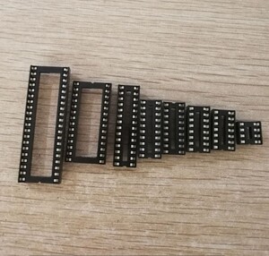 ic座 ic插座 芯片底座 单片机座 dip-8pin/14/16/18/ 20/24/28 40