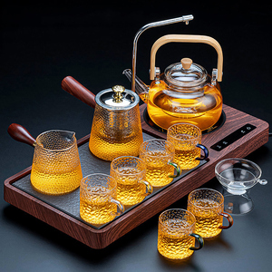 电陶炉茶具套装全自动一体茶盘功夫煮茶茶台烧水壶整套茶器家用