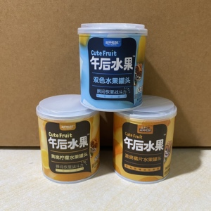 三只松鼠什锦水果罐头200gx3罐午后水果新鲜黄桃椰果_阿里巴巴找货