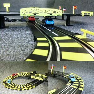 电动双人轨道赛车跑道赛道遥控比赛儿童玩具男孩礼物
