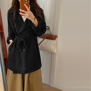 秋装2021年新款高端气质中长款今年流行秋款外套苗卡兹旗舰店145