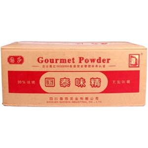 国莎国泰味精454g *22袋谷氨酸钠99%内赠围裙 莎麦鸡精1包