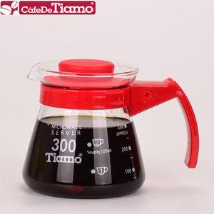 Tiamo滤杯配套咖啡壶 咖啡分享壶 花草茶壶小可爱壶300ml家用水吧