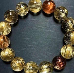 发丝水晶银手链