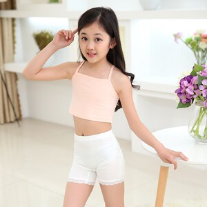 内衣小裹胸十岁修身运动季无袖外穿女童美背吊带背心大童短款