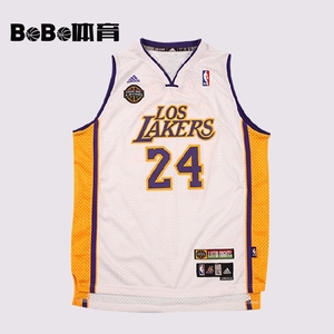 湖人队科比复古球衣24号sw刺绣拉丁之夜青年版篮球服运动背心