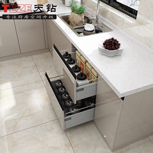 广州本地同城不锈钢厨柜翻新改造定制整体橱柜免费上门设计
