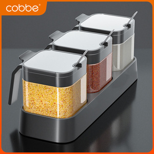 调料盒家用厨房套装家用组合装盐味精佐料盒玻璃调料罐子调味瓶罐