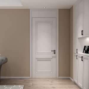 梦天木门 简欧风尚套餐 4f11 室内门 入户套 踢脚线 背景墙 柜子