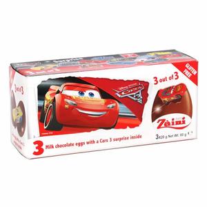 香港代购 进口Zaini迪士尼 巧克力蛋 反斗车王 儿童玩具蛋 60g