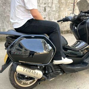 适用20—22雅马哈nmax155边箱侧边储物箱nmax改装大容量边箱现货