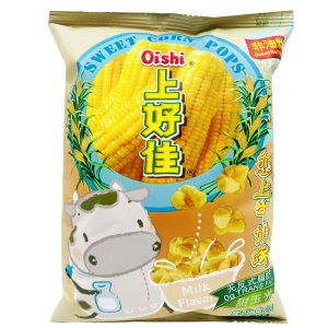 上好佳 田园泡恋上牛奶/气泡柠檬味35g聚会休闲小零食临期裸价