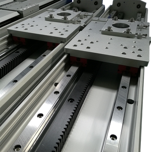 齿轮齿条模组线性滑台工作台铝型材滚珠丝杆直线高负重工业机器人
