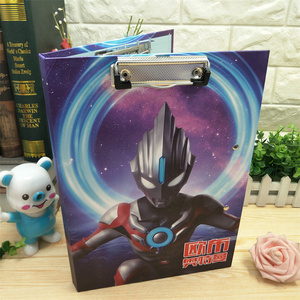 奥特曼文件夹写字垫板文件夹板资料夹板记事板夹开单夹画板文具用