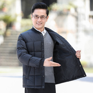 中老年人内穿小棉袄防寒保暖爸爸冬装羽绒棉内胆男士爷爷冬天衣服