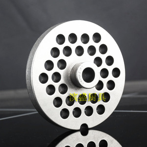 永强yq-j22豪华绞肉机出肉孔板凸出板孔肉沫机配件原厂32/42型8mm
