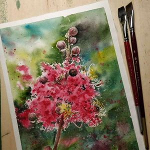 法国进口阿诗水彩纸300g对开4k8k16k32k粗纹中纹细纹纯棉桨 包邮