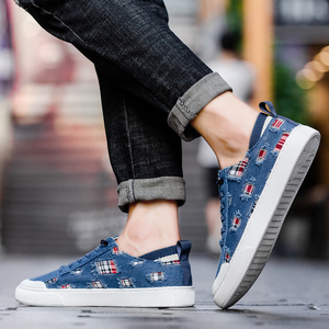 2021新款小丑鞋男鞋透气帆布鞋男学生低帮板鞋时尚百搭乞丐鞋子潮