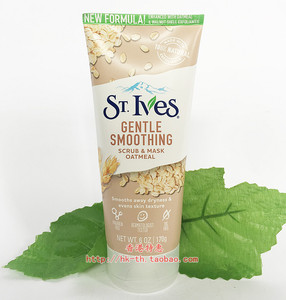 Stives圣艾芙燕麦蜜糖磨砂膏洁面乳170g滋养保湿去角质洗面奶5862