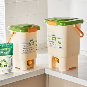 堆肥桶厨余发酵桶波卡西堆肥箱积肥桶沤肥桶双盖EM菌糠自制营养土