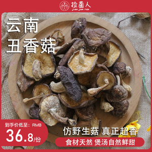 云南特产仿野生香菇250g超香的丑香菇干货非大棚香菇食用菌菇煲汤