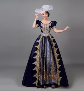 出租十七世纪巴洛克风公主裙凡尔赛化妆舞会礼服欧洲中世纪宫廷服