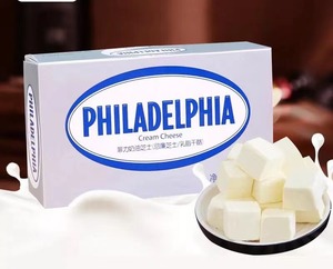 PHILADELPHIA cream cheese涂抹芝士软滑香浓乳酪菲力奶油奶酪250