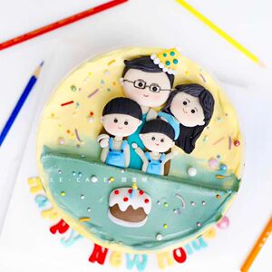 妈妈生日蛋糕装饰摆件