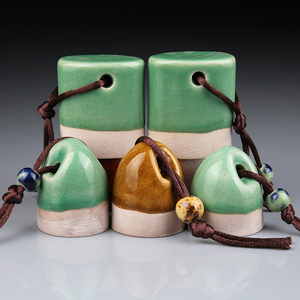 彩陶瓷印章料冰纹碎玉裂纹釉易刻免烧篆刻印章书法书画陶印章t71