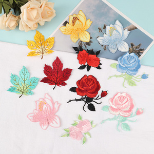 花朵大布贴时尚百搭衣服补丁贴花图案绣花贴片刺绣贴小号补洞贴布
