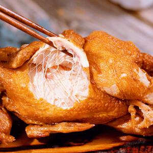 沈氏正宗德州扒鸡500g*2只脱骨五香鸡椒麻鸡麻油鸡(开袋即食)