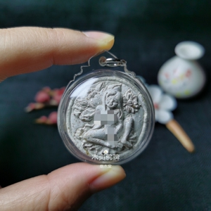 木贞泰国佛牌 泰木堂 古巴门迪 荷花依霸 荷花仙子 防水外壳 吊坠