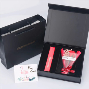 装口红的礼盒礼袋伴手礼空盒子礼品盒适用于小金条红管唇釉包装袋