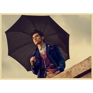 装饰海报画复古装饰画画报 画像室内粘贴画 卧室周杰伦海报男明星