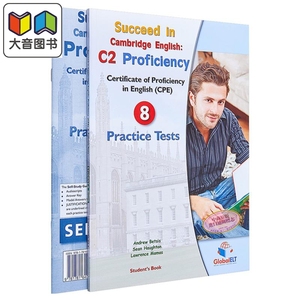 Global ELT Cambridge C2 CPE Succeed in Practice Tests Self-Study Edition 自学套装 英文原版 剑桥英语 适合2013起的考试