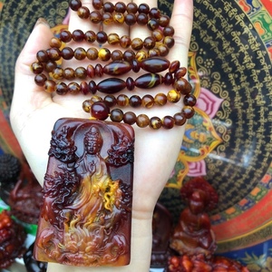 龙涎香行走的香水九龙飞天观音吊坠吊牌套链