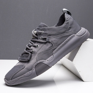 冰丝帆布鞋夏季凉快清爽透气单鞋亚麻舒适系带超薄款热天轻便男鞋