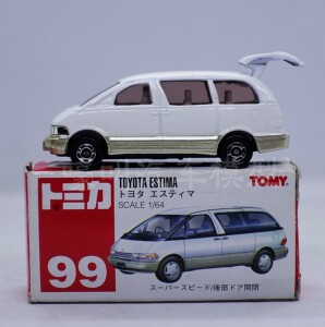 多美卡 tomica 1/64 toyota estima 丰田大霸王 99号 红标绝版
