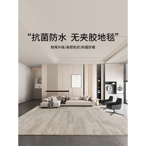 华雪轻奢意式极简现代简约客厅地毯沙发茶几毯高级感进口床边毯