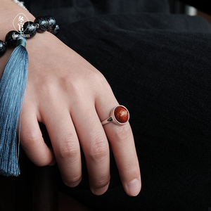 冬官大漆高级感开口戒指女小众设计 时尚 个性 简约冷淡风复古