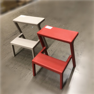 ikea深圳宜家国内代购 莫斯特比  踏脚凳家用两步梯子梯凳 塑料凳