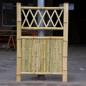 竹编制品围墙园林设计小花园竹子栅栏围栏户外院子装饰竹篱笆竹门