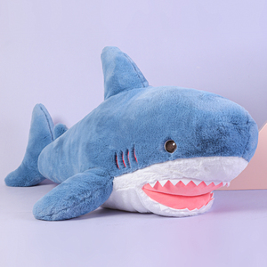 赛特嘟嘟布娃娃小啊呜鲨鱼玩偶条条同款毛绒玩具女生睡觉抱枕公仔