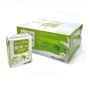 70 0人付款  淘宝 原味酸奶整箱风行牛奶红枣ml200木瓜味蓝莓味枸杞2