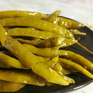 广西宾阳特产酸青辣椒腌制 老坛泡椒长辣椒农家自制酸辣椒下饭菜